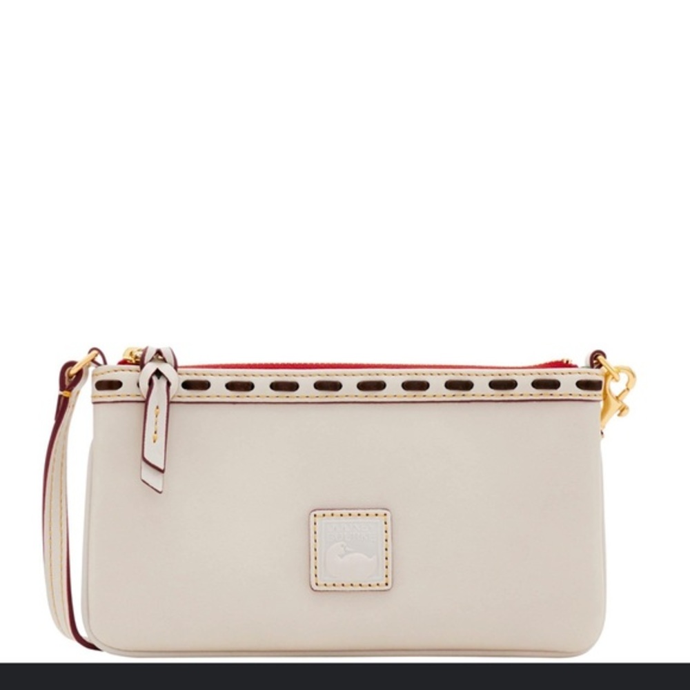 NEW ECRU Florentine Dooney & Bourke Large Slim Wristlet